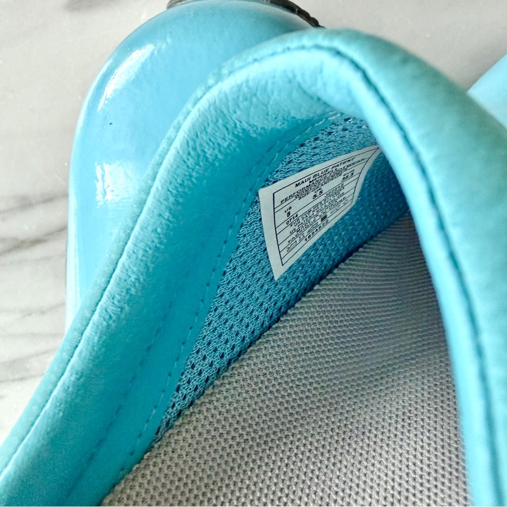 Merrell•Size 8•Women's Encore Moc•Pro Shine•Slip-Resistant•Maui Blue•Work Shoe - Picture 8 of 16